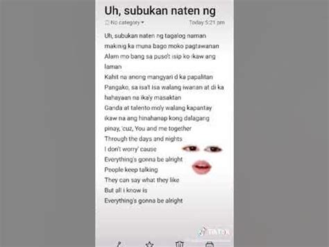 SUBUKAN: Tagalog.